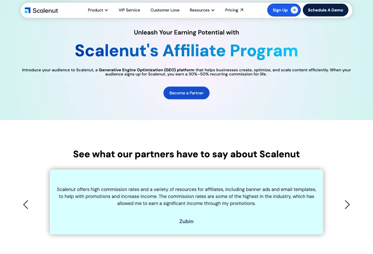 Scalenut affiliate program visual