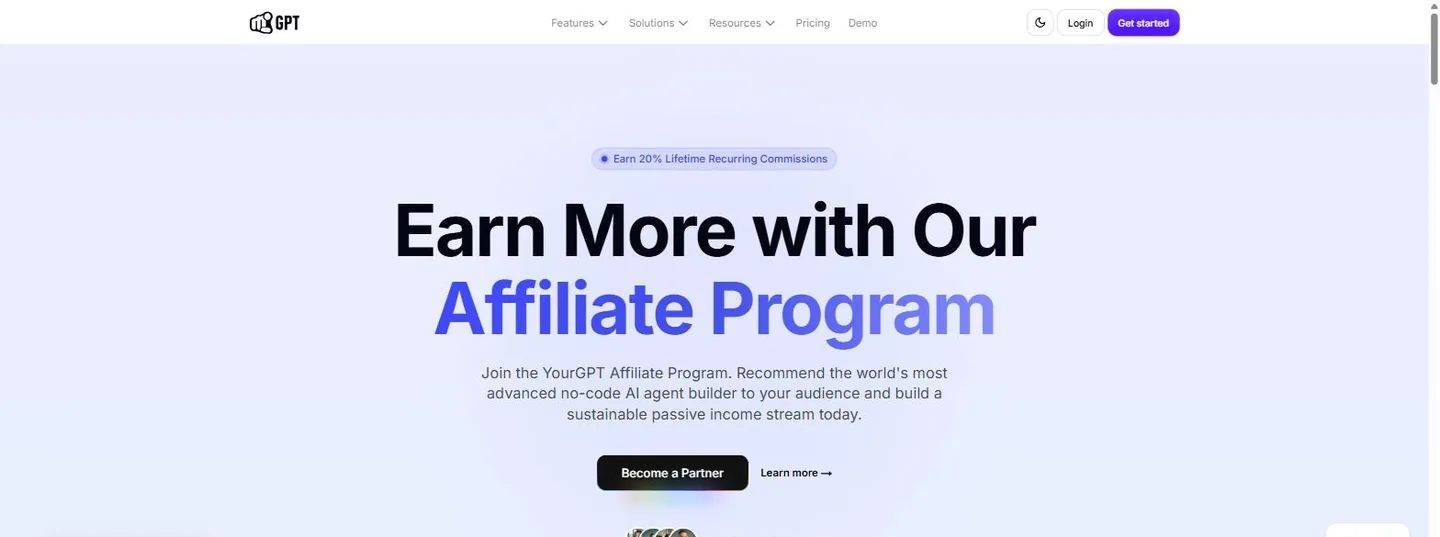 YourGPT affiliate program visual