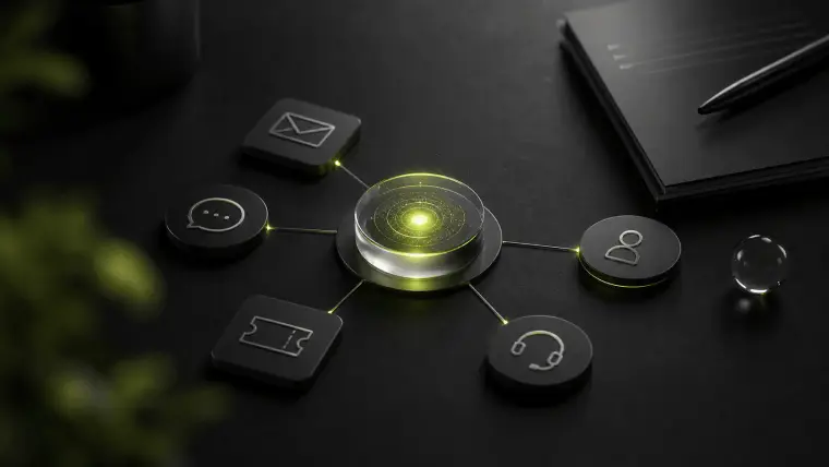 Customer support AI agent workflow